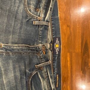 Lucky Brand Men's Dark Blue Straight Jeans